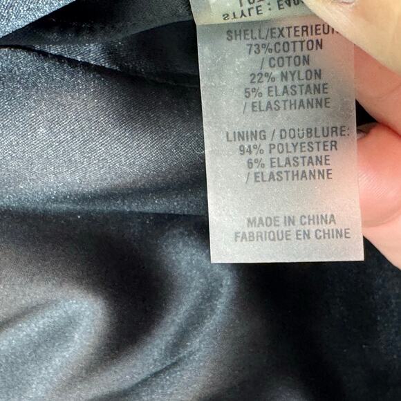 Elie Tahari Snap Button Closure Notched Lapel Collar Size Medium Black Blazer - Picture 8 of 9